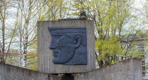 В Эстонии солдат НАТО залез с гранатометом на памятник павшим воинам — фотофат.