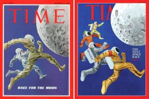Time повторил обложку 1968 года с покорителями Луны, но без СССР и России