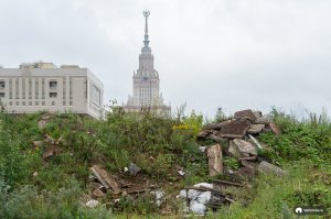МГУ избавился от свалки на своей территории [или  как набросить "баян" на Н2]
