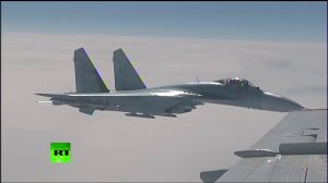 Российские Су-27 отогнали истребитель НАТО от самолета Шойгу над Балтикой