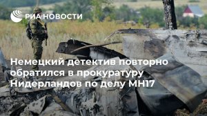 Немецкий детектив повторно обратился в прокуратуру Нидерландов по делу МН17