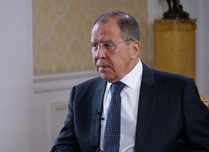 Интервью Министра иностранных дел России С.В.Лаврова Абхазской государственной телерадиокомпании для документального фильма о бывшем Президенте Республики Абхазия С.В.Багапше