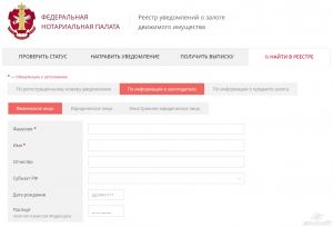 Узнаем паспортные данные физического лица по ФИО (если есть залоговое имущество)
