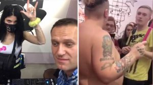 Навальный устроил вечеринку после приговоров участникам митинга