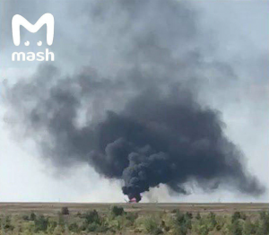 В Саратовской области упал военный вертолет Ми-8