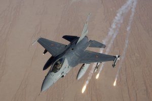 Во Франции разбился бельгийский истребитель F-16