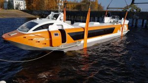 Спуск на воду СПК "Валдай 45Р" С-505.