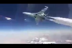 Российские Су-35 перехватили турецкие истребители F-16