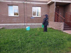 Жители Петербурга пожаловались на радужные шторы на окне одной из квартир