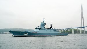 На Дальнем Востоке на воду спущен новый боевой корабль
