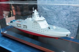 Первый патрульный корабль ВМФ для Арктики спустят на воду 25 октября
