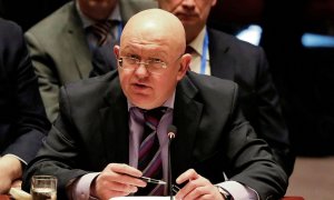 "Я хочу задать вам вопрос: вы-то что сами делаете для стабилизации обстановки в Сирии ....."  (Небензя упрекнул Запад за нежелание помочь в восстановлении Сирии)