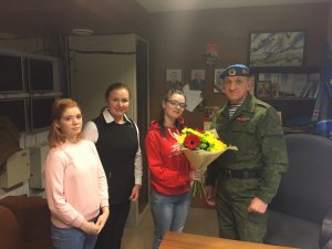 «Молодежка ОНФ» в Коми в рамках акции «Герои среди нас» посетила ветерана спецназа и разведки Вооруженных сил РФ