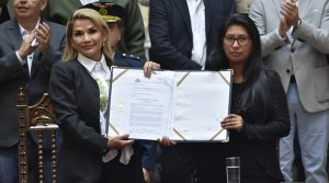 Временно исполняющая обязанности президента Боливии Жанин Аньес подписала закон "О чрезвычайном и переходном режиме для новых всеобщих выборов"
