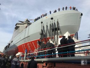 В Петербурге заложили второй боевой ледокол проекта 23550 "Николай Зубов"