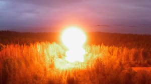 Огненная вспышка и запредельная ударная волна: кадры испытания двери командного пункта РВСН