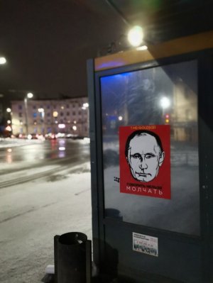 Провокационные листовки с портретом Путина появились в Петрозаводске