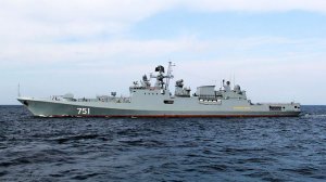В Средиземное море вошел ракетный фрегат ВМФ России "Адмирал Эссен"