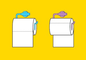 [новогоднее, главная новость уходящего года]  Как правильно вешать туалетную бумагу, к себе или от себя: патент 1891 года ставит точку в вечном споре