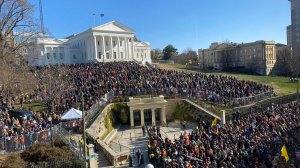 До зубов вооружённые американцы устроили массовую акцию протеста