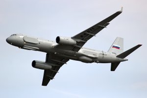 На работу в Сирию прибыл новый Ту-214Р (изделие 411) — самолёт ДРЛО для радиотехнической и оптико-электронной разведки