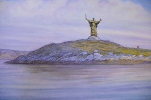 На острове в Кольском заливе появится огромный памятник Николаю Чудотворцу