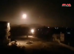 ПВО Сирии отразила массированную ракетную атаку ВВС Израиля на Дамаск
