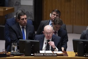 Вы разыгрываете карту страдания гражданского населения и долгосрочного перемирия каждый раз, когда лелеемые вами террористы оказываются под угрозой - В.А. Небензя