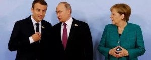 Меркель и Макрон заявили Путину о готовности вместе провести встречу с Эрдоганом