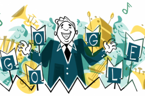 Google создал дудл в честь 125-го дня рождения Леонида Утёсова