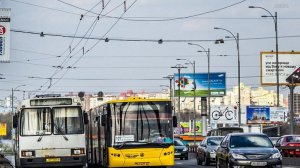 В Киеве общественный транспорт прекращает работу