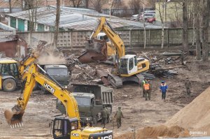 Минобороны строит госпиталь в Петербурге. Работы идут круглосуточно