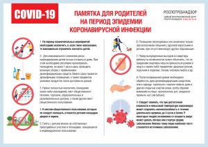 Важно. О рекомендациях родителям на период эпидемии коронавирусной инфекции