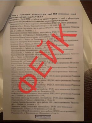 За фейки о коронавирусе введут наказание до пяти лет тюрьмы
