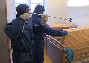 Военные специалисты из России обработали свыше 60 тыс. кв. м помещений в Сербии. Врачебно-сестринские бригады принимают участие в анализе эпидемиологической обстановки