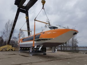 Спущено на воду четвёртое СПК «Валдай 45Р» для Нижнего Новгорода