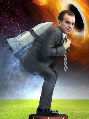 Бегая в круге вранья развил такую скорость, что сам себя отымел