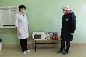 Волонтеры акции #МыВместе передали новому инфекционному госпиталю в Кирове бытовую технику и моющие средства