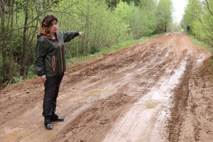 Жители деревни Русское в Кирове рискуют лишиться единственного проезда к домам