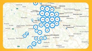 В очередной раз обновлена карта mash Москвы и подмосковья с адресами, откуда госпитализировали с коронавирусной инфекцией.
