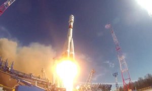 "Союз-2.1б" с военным спутником стартовал с космодрома Плесецк  (Это третий пуск "Союза-2" с Плесецка в этом году)