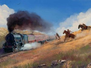 Толпа людей разграбила поезд на ходу в Чикаго