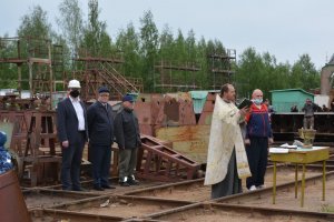 Костромская судоверфь спустила на воду новый танкер