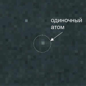 Одиночный атом поймали и сфотографировали на дешевую камеру