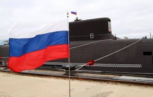 Атомный подводный стратегический ракетоносец К-549 "Князь Владимир" сегодня поднял Андреевский флаг и зачислен в состав Северного флота ВМФ России