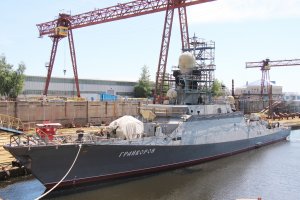 Швартовые испытания МРК «Грайворон»