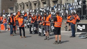 Рабочие приняли участие в акциях протеста по всей Бельгии