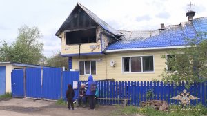 Капитан полиции Максим Ломоносов спас на пожаре женщину и двух ее малолетних сыновей (видео 5 мин.)
