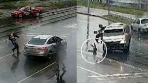 Хабаровского полицейского наградили за спасение выпавшего из авто ребенка