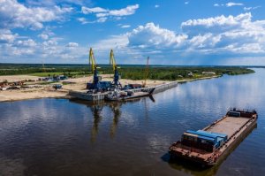 Грузовой терминал в поселке Нижний Бестях станет новыми речными воротами Заполярья